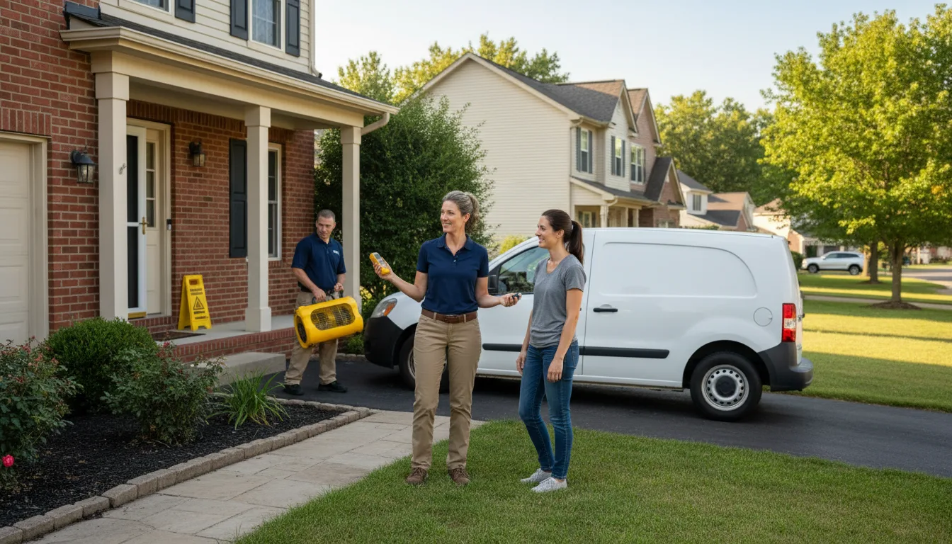 Residential water damage restoration in Bettles Field, AK